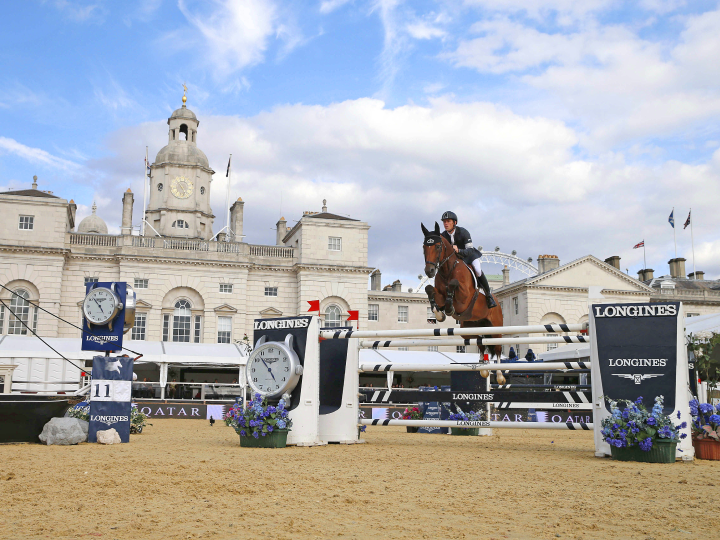 Rider competing at the Global Champions League Super Cup
